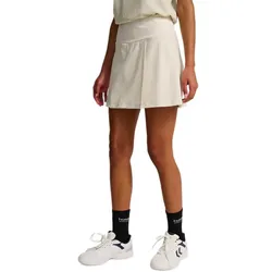 hummel Sport-Rock hmlCOURT Mid Waist Pocket Skirt (integrierte Tight) cremeweiss Damen