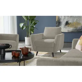 Smart Sessel Wanja Wellenunterfederung 94 x 90 x 90 cm Braun