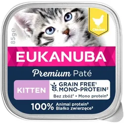 EUKANUBA Grain Free Kitten Monoproteinowy Huhn 85 g