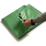 casa pura Abdeckplane Leno 8 x 10 m Grün/Transparent