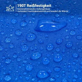 luxuskollektion Deckenschlafsack Camping 3-4 Jahreszeiten