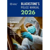 Oxford University Press Blackstone's Police Manuals Volume 2: Evidence