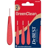 Dr.BEST GreenClean Interdental, Size 2, - Interdentalbürsten für eine sanfte Reinigung der Zahnzwischenräume