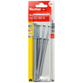 Fischer Nageldübel N 8 x 120 6 Stück