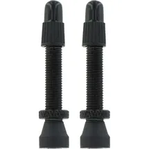 VAR Tubeless Ventile 35 mm Aluminium Schwarz