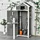 Outsunny Geräteschrank 0,78 x 0,53 m Grau