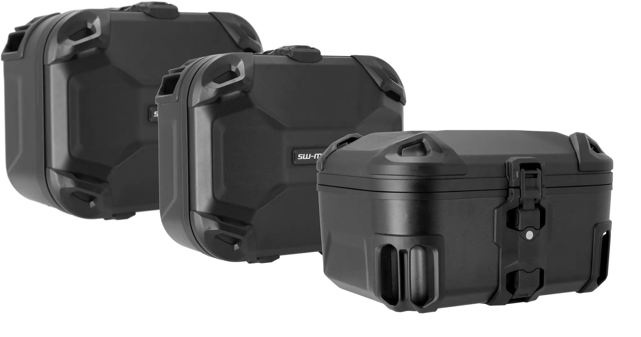 SW-Motech Adventure set DUSC met topkoffer L - Zwart. BMW F 750/800/850 GS. Voor vlek. Staal RA.