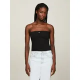 Tommy Jeans Top 'ESSENTIAL' - Schwarz - M