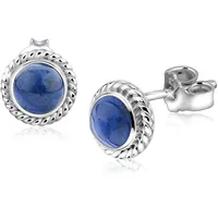 Nenalina Ohrstecker Lapislazuli blau/silber 925 2013796