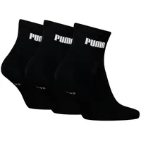 Puma 3P Unisex New Generation Cushioned Quarter Sock Schwarz