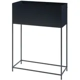 [en.casa] Pflanzenständer Porsgrunn 100 x 70 x 30 cm Schwarz