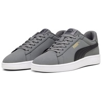 Puma Unisex Smash 3.0 Buck Sneaker, Cool Dark Gray Black Gold White, 41 EU - 41 EU