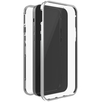 Black Rock 360° Glass Case für Apple iPhone 13 Pro Silber