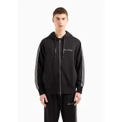 Armani Exchange für Herren. 8NZMSHZ9N1Z1200 Schwarzes Stretch-Sweatshirt (XXL), Lässig, Polyester