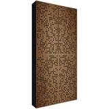 Addictive Sound Akustikpaneele Holz - Akustik Diffusor - Akustikplatten und Schallabsorber - Acoustic Panel Absorber - Akustikpaneel 120x60x11,5cm - Akustikelemente Schall Absorbierer - Brown