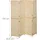 Relaxdays Paravent, 4-teilig, Faltbarer Raumtrenner, HxB: 180x182 cm, Bambus & Holz, Wohnzimmer, Trennwand innen, Natur