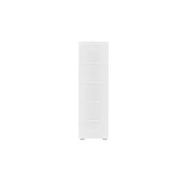 Smart Hochkommode BEN 40 x 131 x 45 cm Weiß