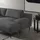Designwerk Eckcouch Polyester 3-Sitzer Grau