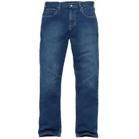 CARHARTT Rugged Flex Relaxed Straight Jeans, Blau,