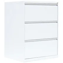 Lüllmann Hängeregistraturschrank 76,0 x 62,0 x 101,2 cm signalweiß