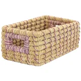 El Puente Aufbewahrungskorb "Lila Wolke" Kleiner Schrankkorb, Handmade, Handmade lila
