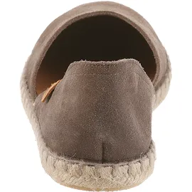 Verbenas Espadrille VERBENAS, Damen, Gr. 36, grau, Veloursleder, unifarben, Schuhe Espadrille, Strandschuh, Sommerschuh, Loafer aus Veloursleder
