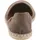 Verbenas Espadrille VERBENAS, Damen, Gr. 36, grau, Veloursleder, unifarben, Schuhe Espadrille, Strandschuh, Sommerschuh, Loafer aus Veloursleder