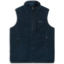 Bergans Damen Lunnan Pile Fleece Weste (Größe L, blau)