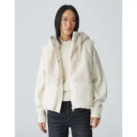 Opus Damen Weste | Outdoorweste WINDUS Loose aus Material Mix soft cream, 42 - 42