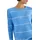 Cecil Gestreifter Strukturpullover Blau M
