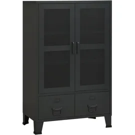 vidaXL Highboard 70 x 115 x 40 cm Schwarz