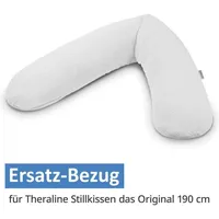 Theraline Stillkissenbezug 190 cm Bambus Lichtgrau
