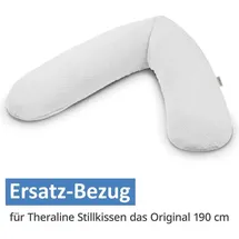 Theraline Stillkissenbezug 190 cm Bambus Lichtgrau