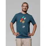 wat? APPAREL T-Shirt Balloon Spaceman in Petrol | Gr.: 58