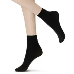Oroblu Demi Bas Opaque 50 Schwarz Nylon One Size Damen