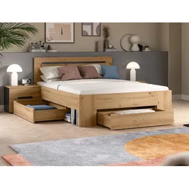 inn.furn Cooper 140 x 200 cm Grau