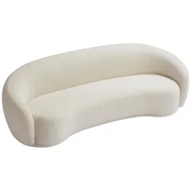 Pascal Morabito Sofa 3-Sitzer - Bouclé-Stoff - Beige - BOVANA von Pascal Morabito