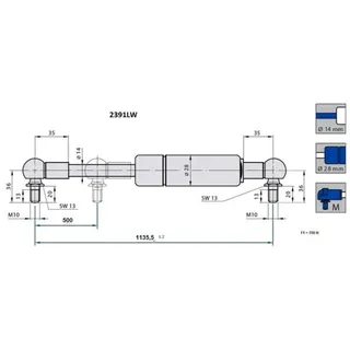 Gasveer STABILUS 2391LW