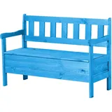 Kadax Gartenbank 120 x 49 x 82 cm Blau