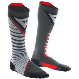 Dainese Thermo Lange Socken Schwarz/Rot 45-47