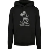 Pod Mickey Mouse - Sketch Kick Hoody in Schwarz,