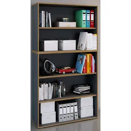 VCM Salia Aktenregal 100 x 0 x 0 cm Schwarz