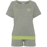 VIVANCE DREAMS Damen Shorty hellgrau-meliert Gr.52/54