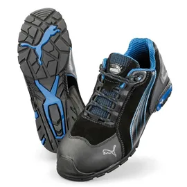 Puma Safety Rio Black Low Gr.46 Veloursleder Aluminiumkappe