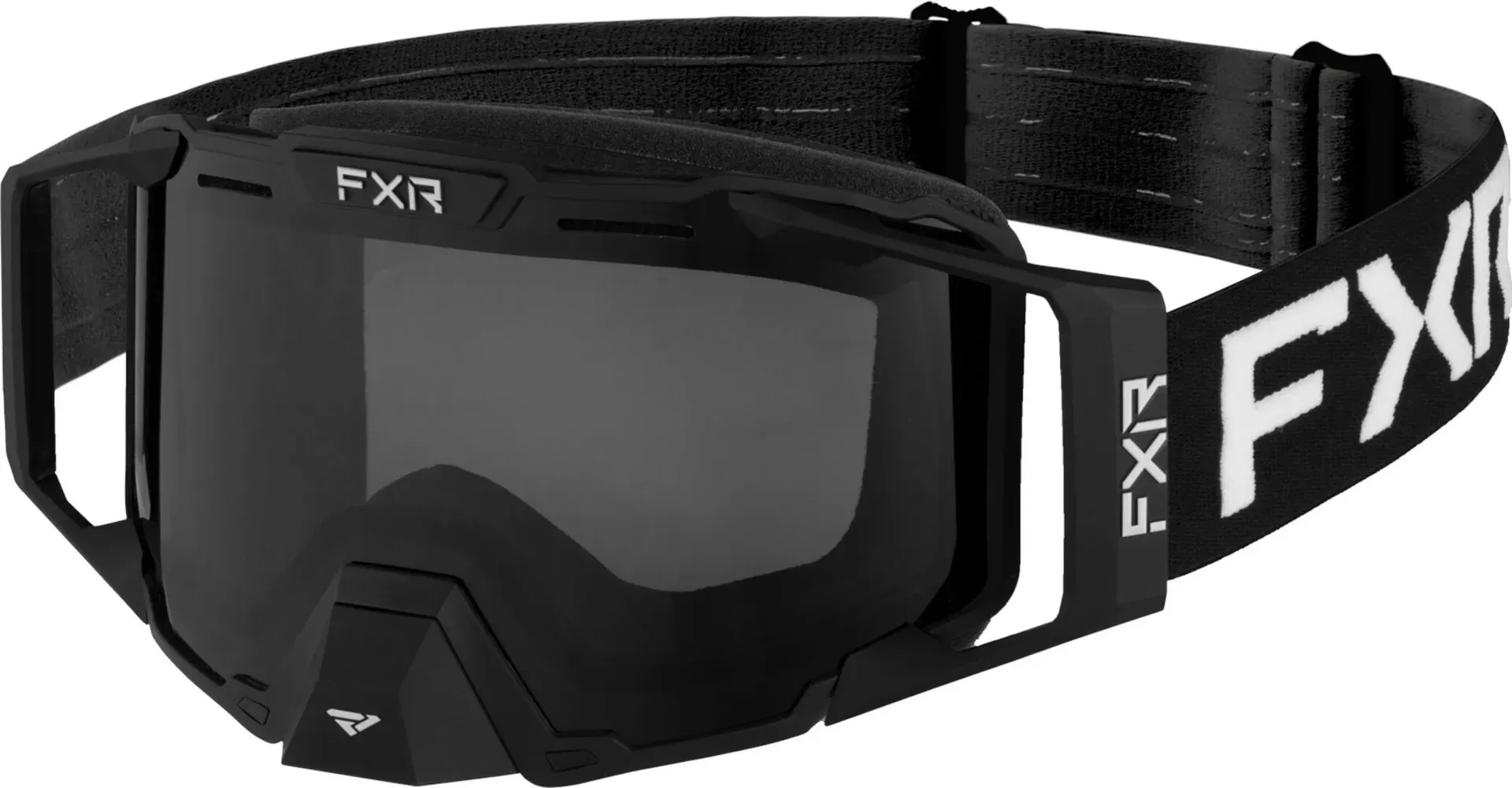 FXR Combat Bicolor Snowmobil Brille, schwarz-weiss für Männer