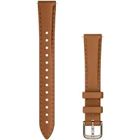 Garmin Lily 2 Armband 14 mm Leder Tan/Cremegold