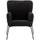 Svita Loungesessel FREIA Textil 66 x 92 x 64 cm Schwarz