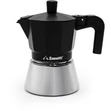 Zanetti Star Espressokocher 3 Tassen Schwarz