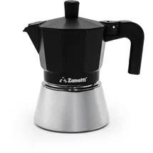 Zanetti Star Espressokocher 3 Tassen Schwarz