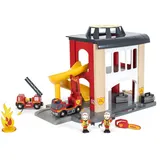 BRIO World Große Feuerwehr-Station mit Einsatzfahrzeug (33833)